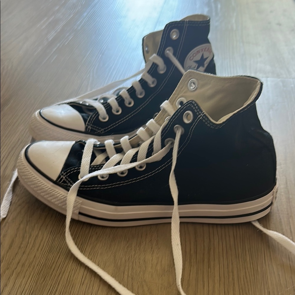 Converse Black and White High-Tops